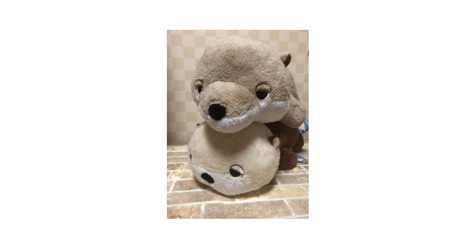新品　廃盤　おとぼけカワウソ 抱きぬいぐるみ　ビッグ 新品 廃盤 おとぼけカワウソ 抱きぬいぐるみ ビッグ - メルカリ